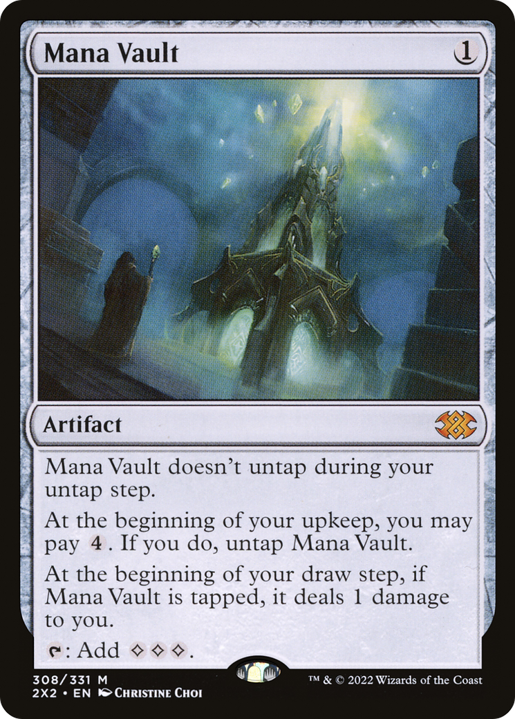Image of Mana Vault (2X2-308) - Double Masters 2022 Foil