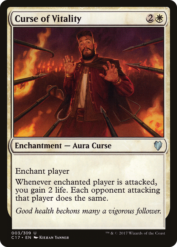 Image of Curse of Vitality (C17-003) - Commander 2017