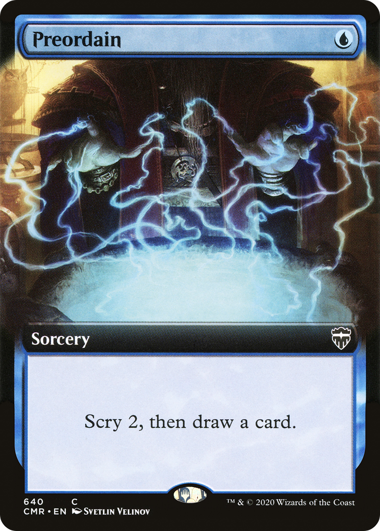Image of Preordain (Extended Art) (CMR-640) - Commander Legends: (Extended Art)