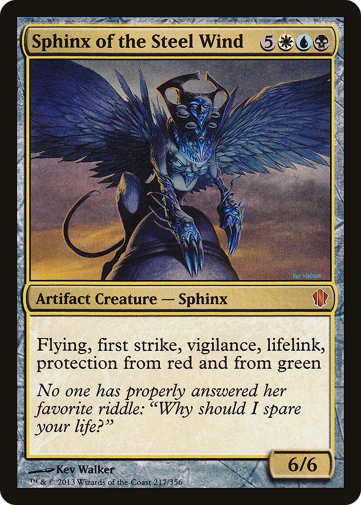 Image of Sphinx of the Steel Wind (C13-217) - Commander 2013