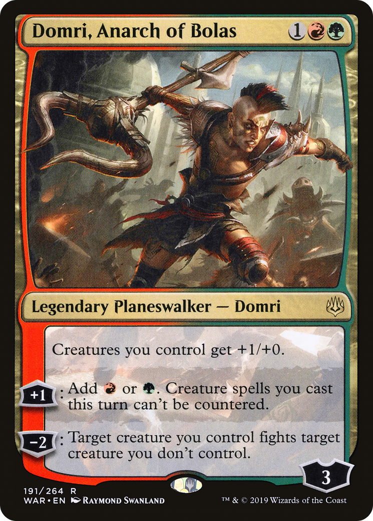 Image of Domri, Anarch of Bolas (WAR-191) - War of the Spark Foil