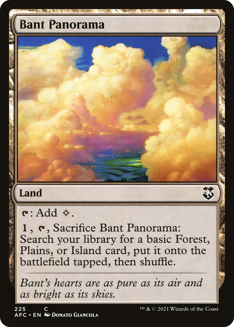 Image of Bant Panorama (AFC-225) - Forgotten Realms Commander