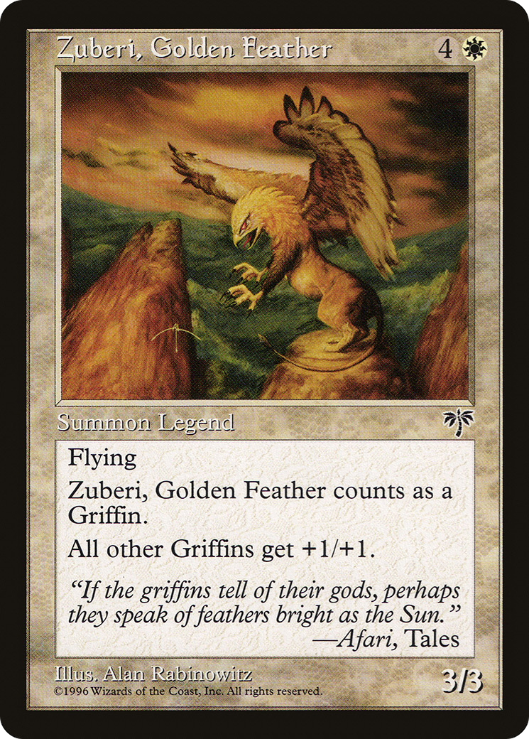 Image of Zuberi, Golden Feather (MIR-) - Mirage