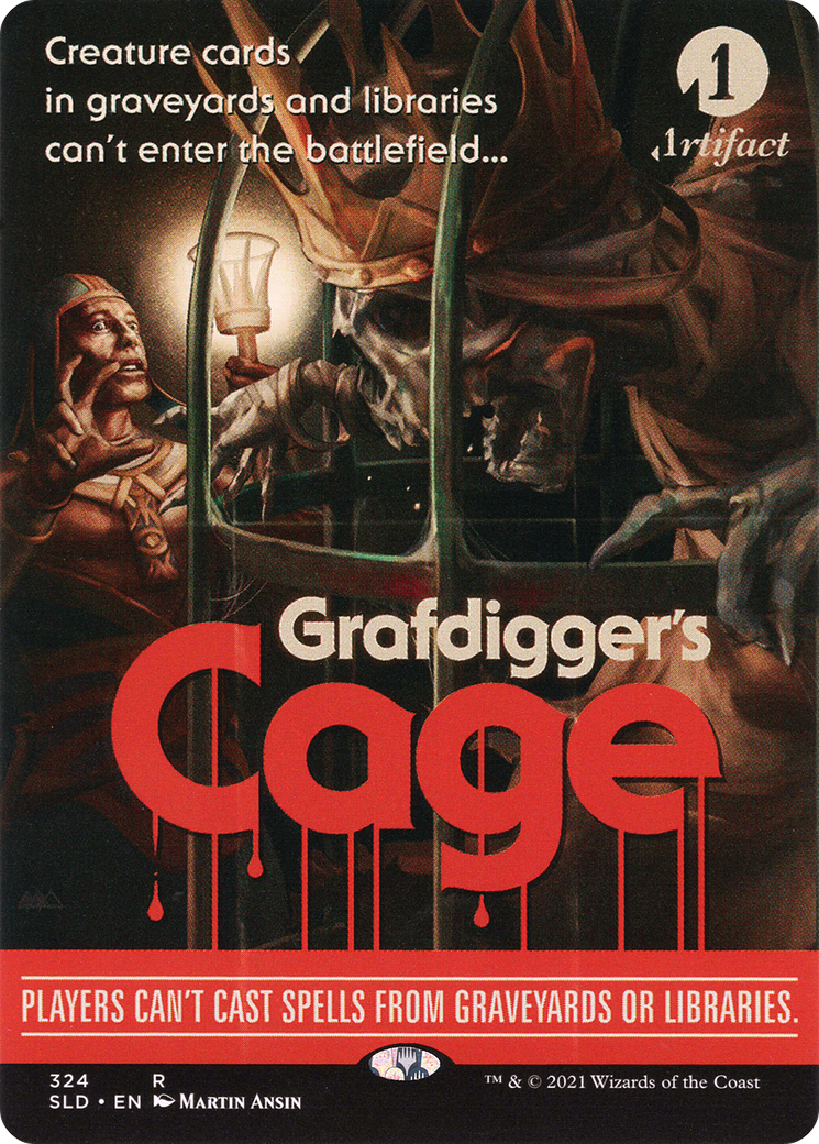 Image of Grafdigger's Cage (SLD-324) - Secret Lair Drop (Borderless)