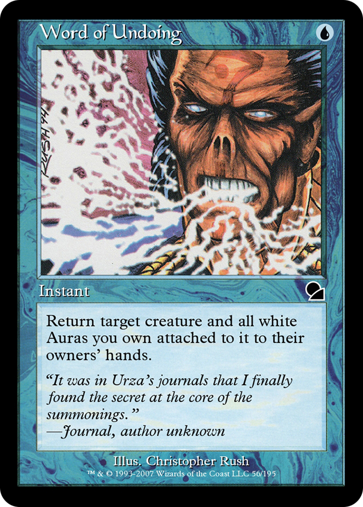 Image of Word of Undoing (ME1-056) - Masters Edition Foil
