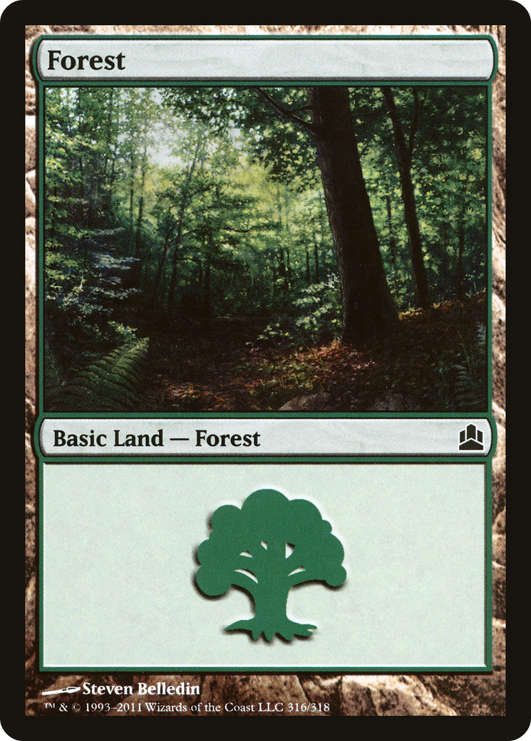 Image of Forest (316) (CMD-316) - Commander 2011