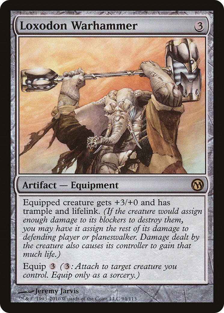 Image of Loxodon Warhammer (DPA-094) - Duels of the Planeswalkers