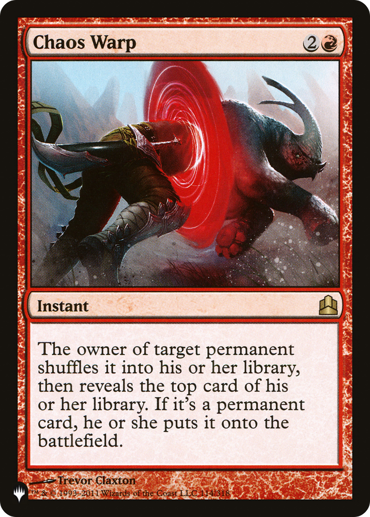 Image of Chaos Warp (CMD) (LIST-CMD-114) - The List