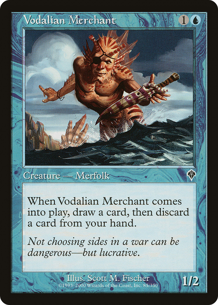 Image of Vodalian Merchant (INV-085) - Invasion Foil