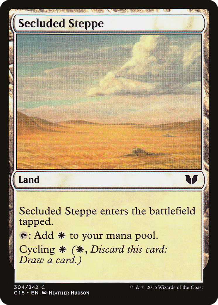 Image of Secluded Steppe (C15-304) - Commander 2015