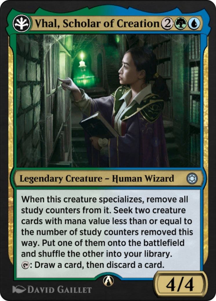 Image of Vhal, Scholar of Creation (HBG-08G) - Alchemy Horizons: Baldur's Gate