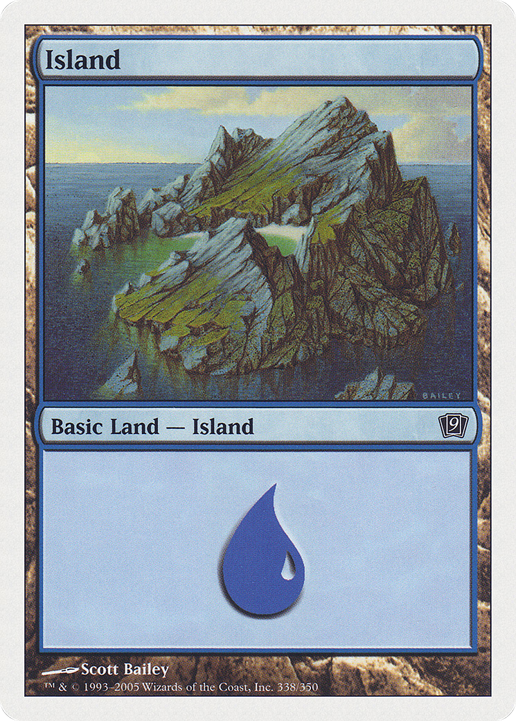 Image of Island (9ED-338) - 9th Edition