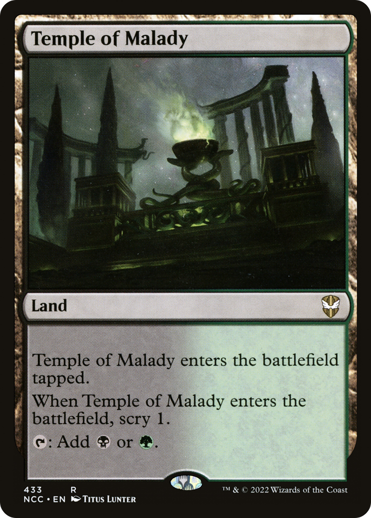 Image of Temple of Malady (NCC-433) - New Capenna Commander