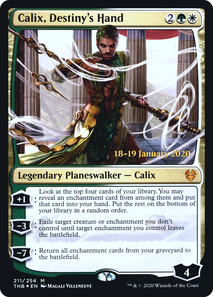 Image of Calix, Destiny's Hand (PRE-211) - Theros Beyond Death Promos Foil