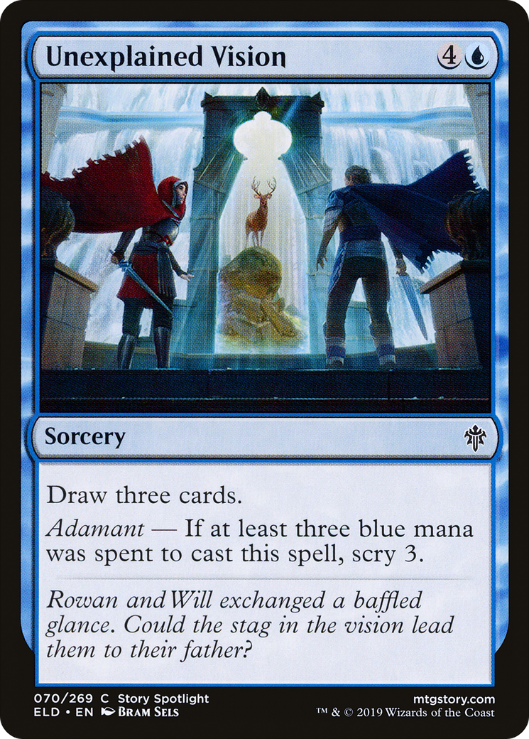 Image of Unexplained Vision (ELD-070) - Throne of Eldraine