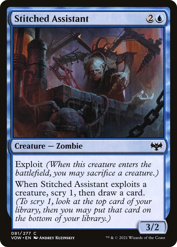 Image of Stitched Assistant (VOW-081) - Innistrad: Crimson Vow