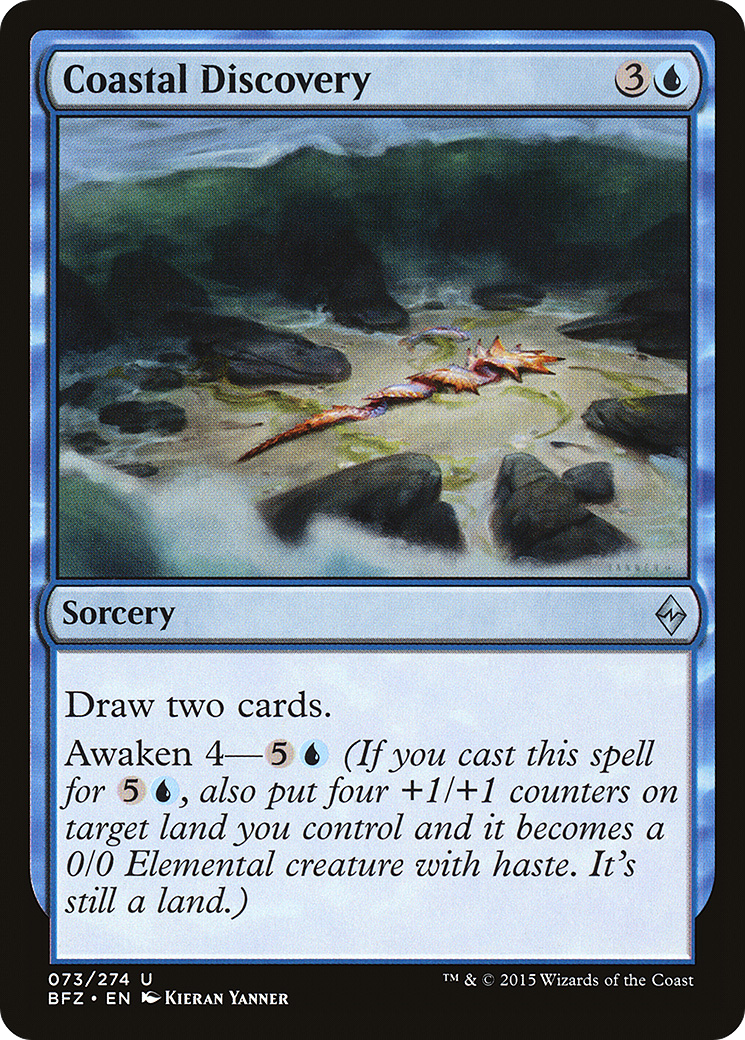 Image of Coastal Discovery (BFZ-073) - Battle for Zendikar