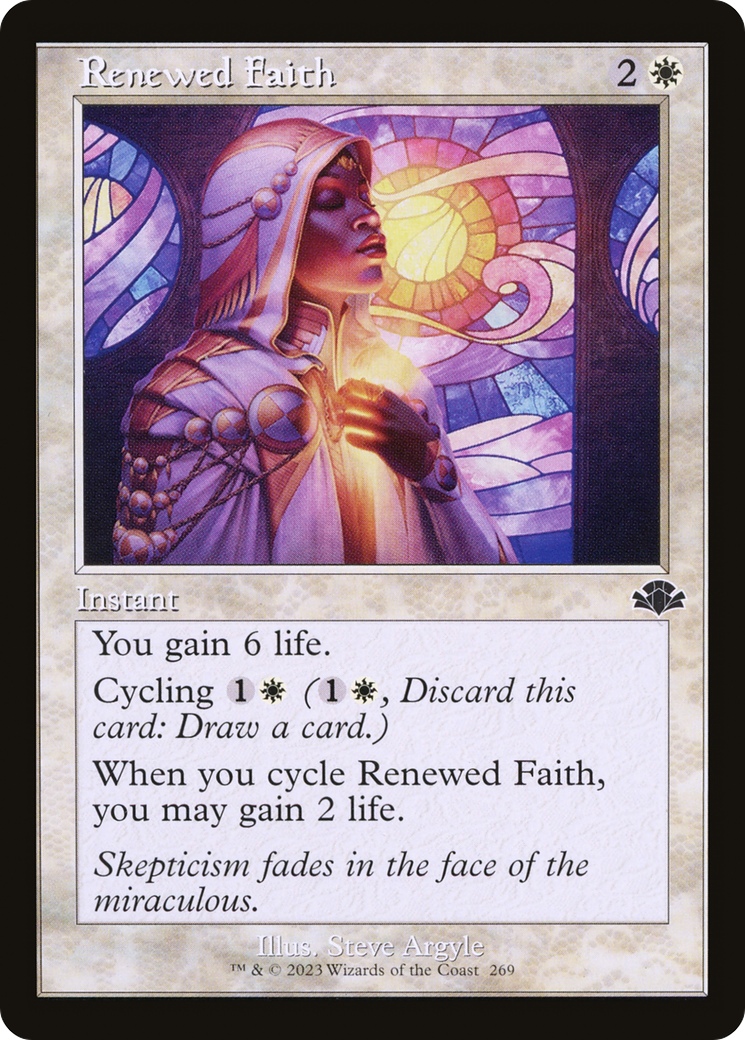 Image of Renewed Faith (Retro Frame) (DMR-269) - Dominaria Remastered