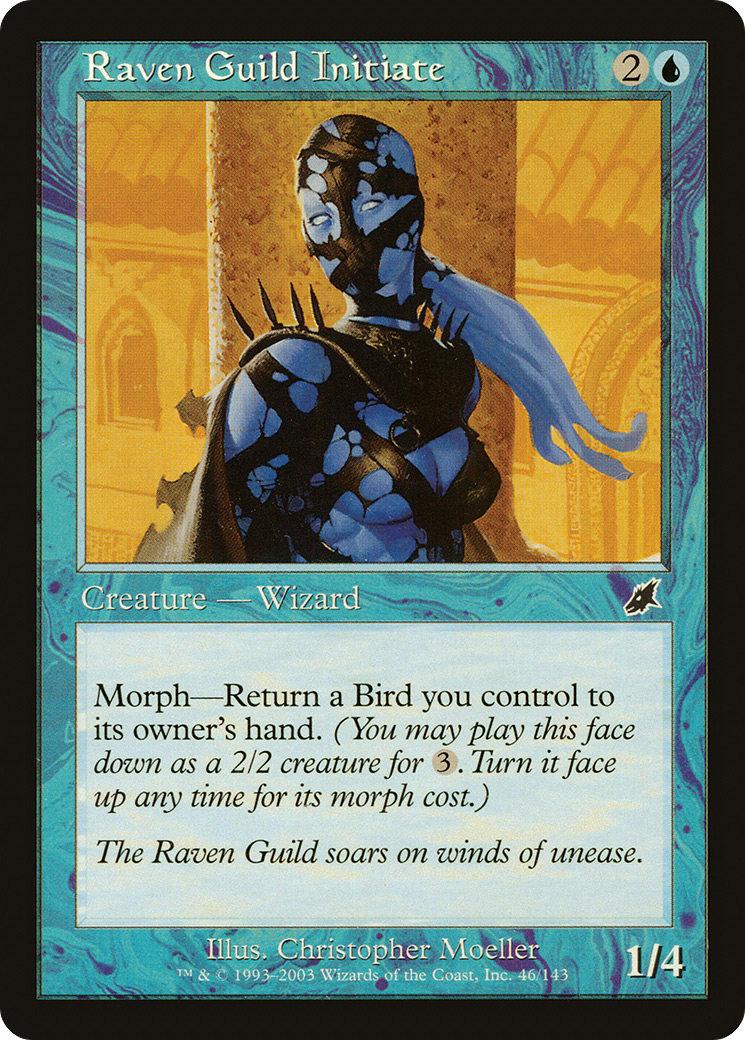 Image of Raven Guild Initiate (SCG-046) - Scourge Foil
