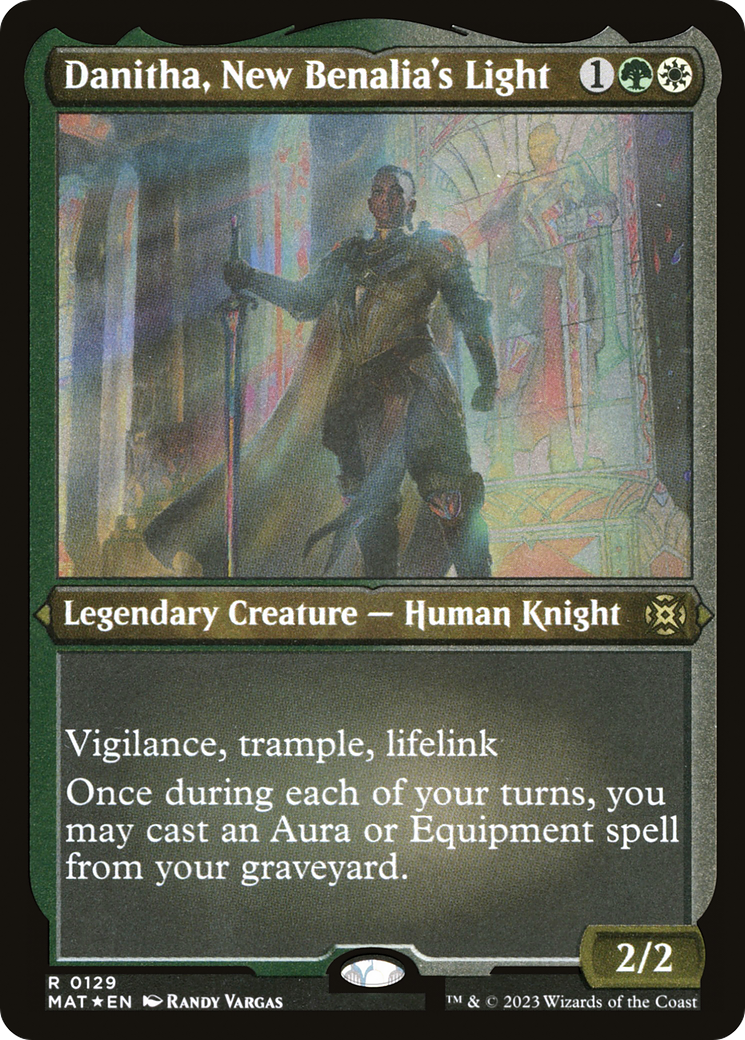 Image of Danitha, New Benalia's Light (MAT-129) - March of the Machine: The Aftermath Etched Foil