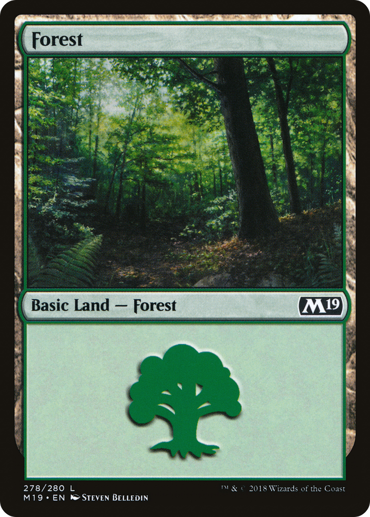 Image of Forest (278) (M19-278) - Core Set 2019