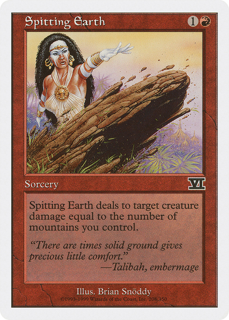 Image of Spitting Earth (6ED-207) - Classic Sixth Edition