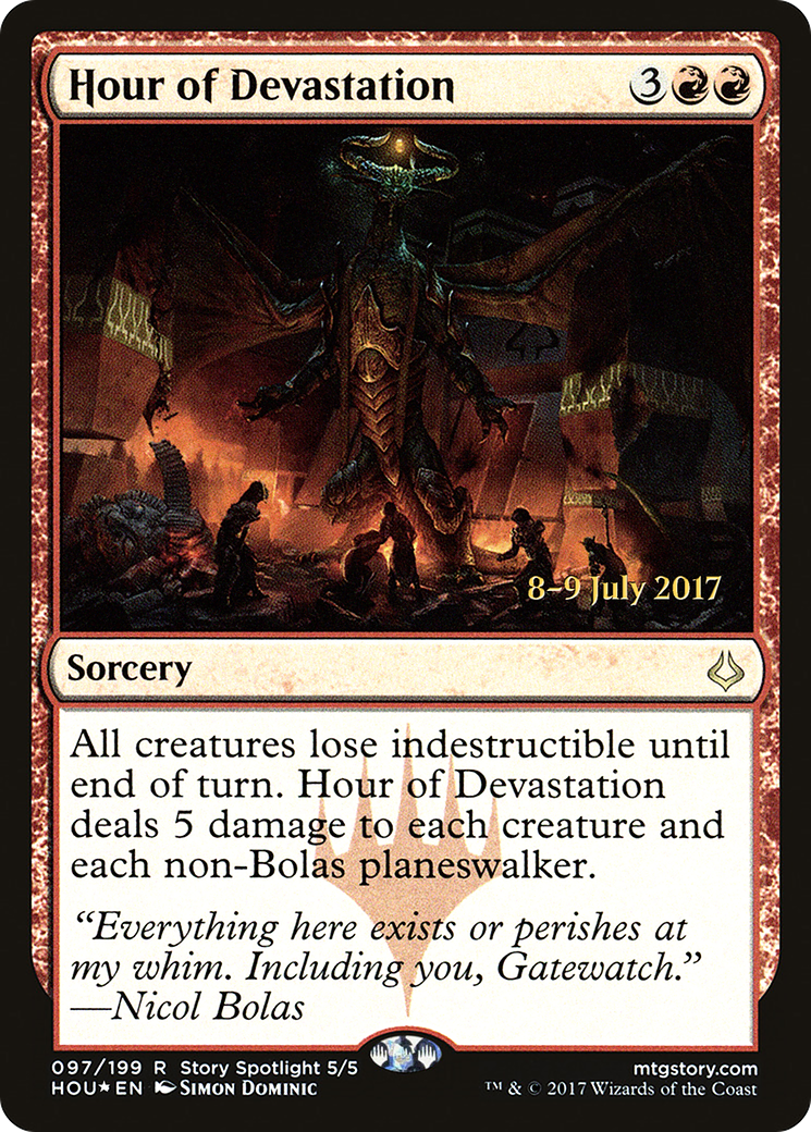 Image of Hour of Devastation (PRE-97S) - Hour of Devastation Promos Foil