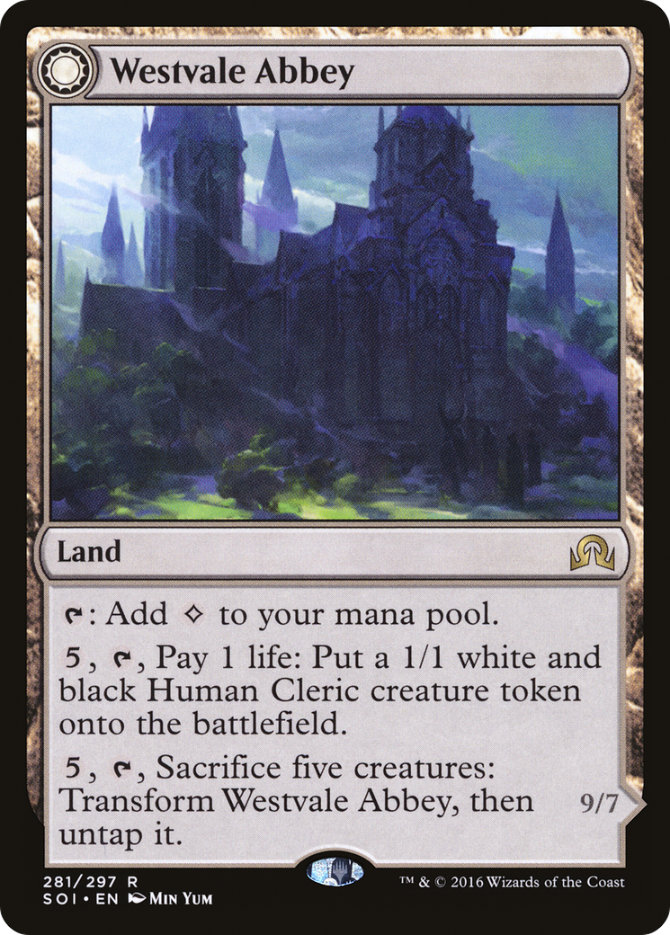 Image of Westvale Abbey (SOI-281) - Shadows over Innistrad: (Double Faced Transform) Foil