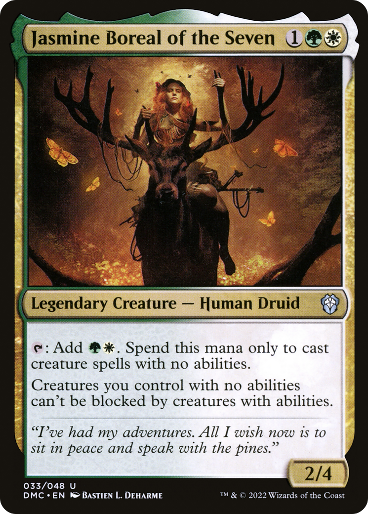 Image of Jasmine Boreal of the Seven (DMC-033) - Dominaria United Commander Foil
