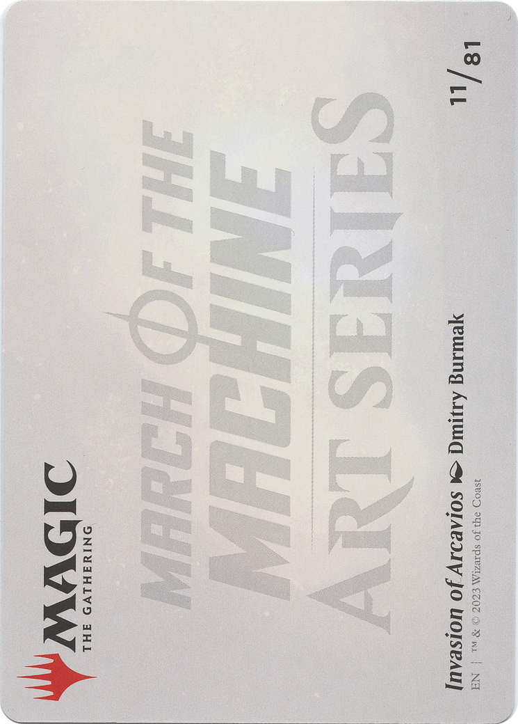 Image of Invasion of Arcavios // Invasion of Arcavios (AMOM-011) - March of the Machine Art Series (Borderless)