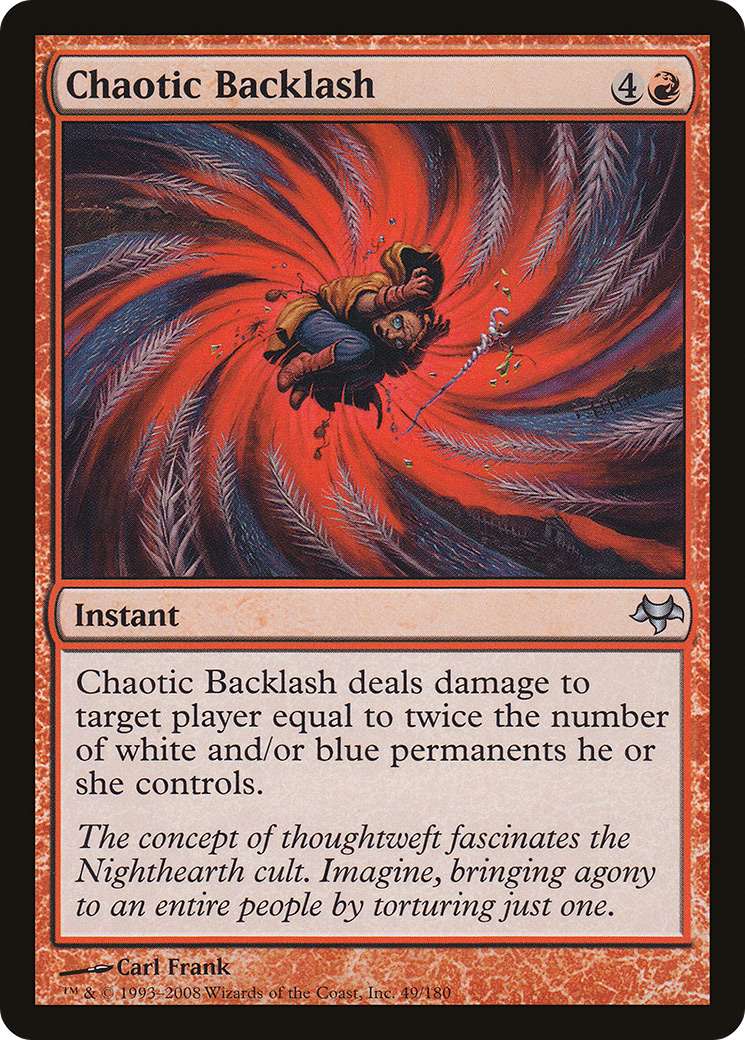 Image of Chaotic Backlash (EVE-049) - Eventide Foil