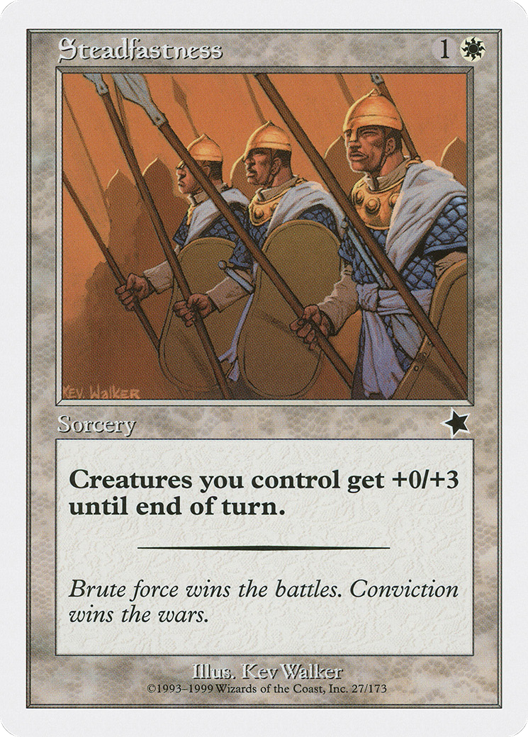 Image of Steadfastness (S99-027) - Starter 1999