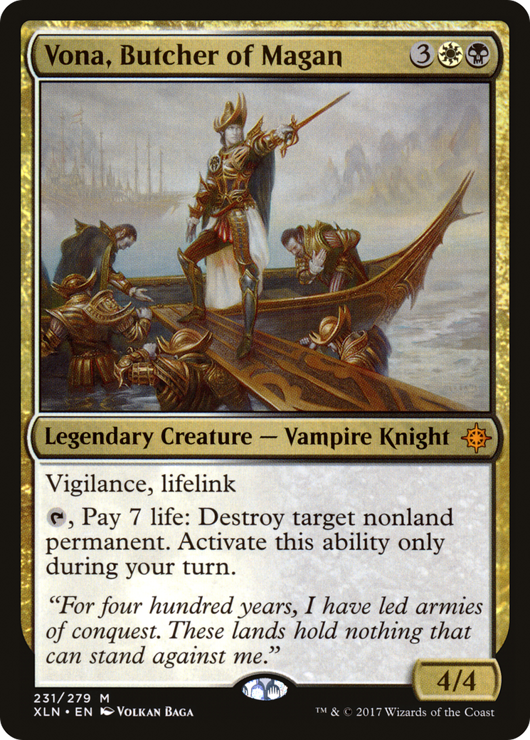 Image of Vona, Butcher of Magan (XLN-231) - Ixalan Foil
