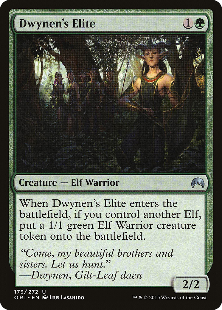 Image of Dwynen's Elite (ORI-173) - Magic Origins Foil