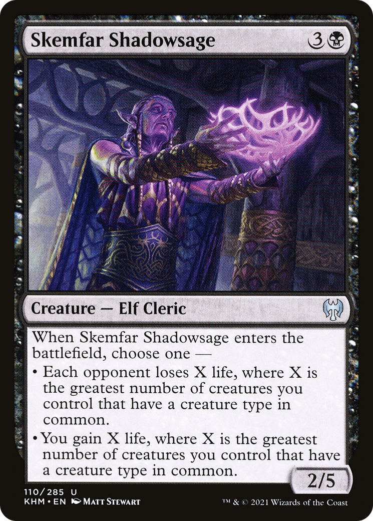 Image of Skemfar Shadowsage (KHM-110) - Kaldheim