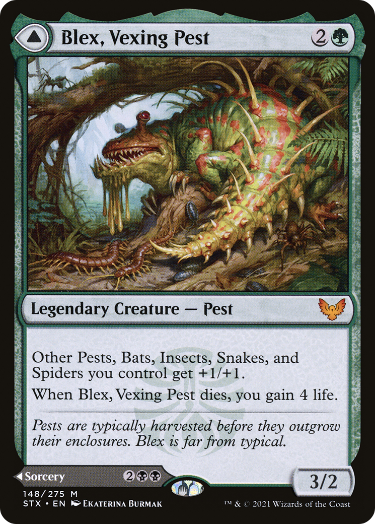 Image of Blex, Vexing Pest (STX-148) - Strixhaven: School of Mages Foil