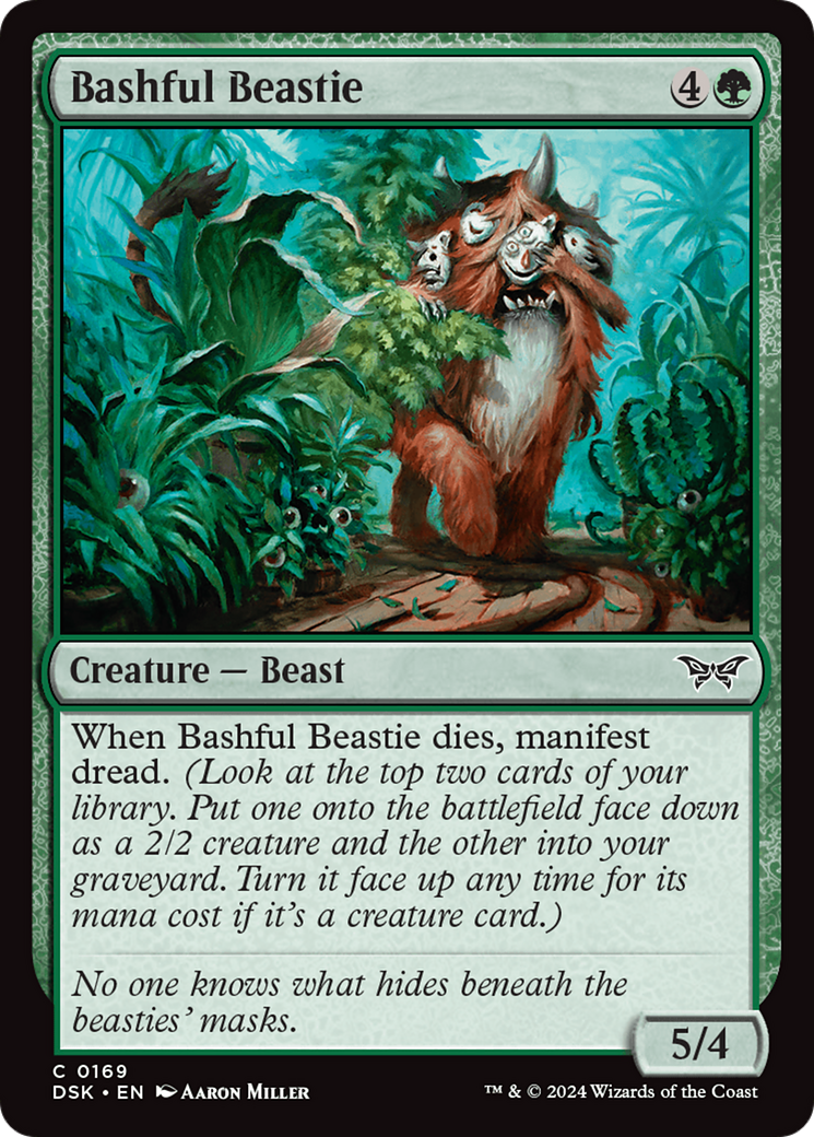 Image of Bashful Beastie (DSK-169) - Duskmourn: House of Horror Foil