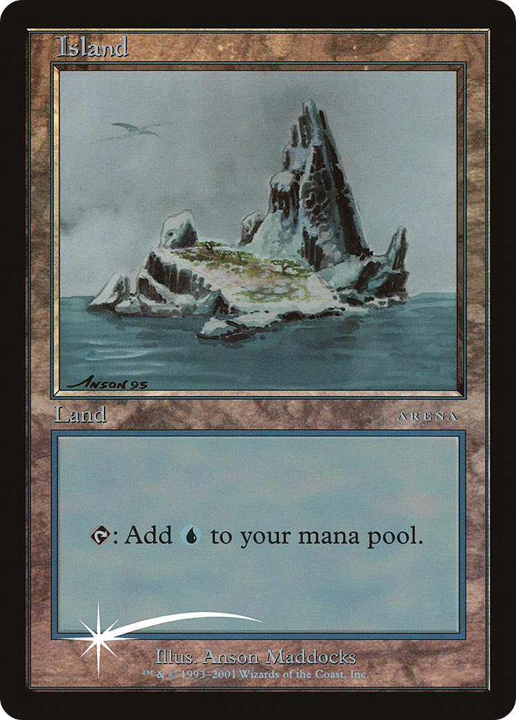 Image of Island (2001) (ARENA-) - Arena League 2001 Foil
