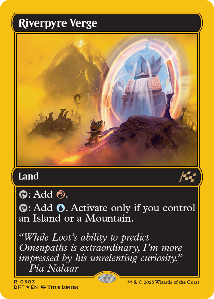 Image of Riverpyre Verge (First-Place Foil) (DFT-503) - Aetherdrift Foil
