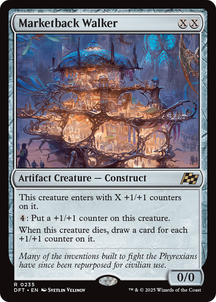 Image of Marketback Walker (DFT-235) - Aetherdrift Foil