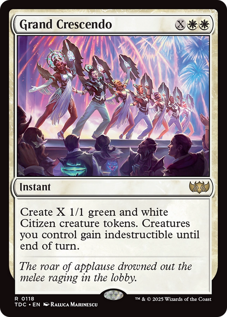 Image of Grand Crescendo (TDC-118) - Commander: Tarkir: Dragonstorm