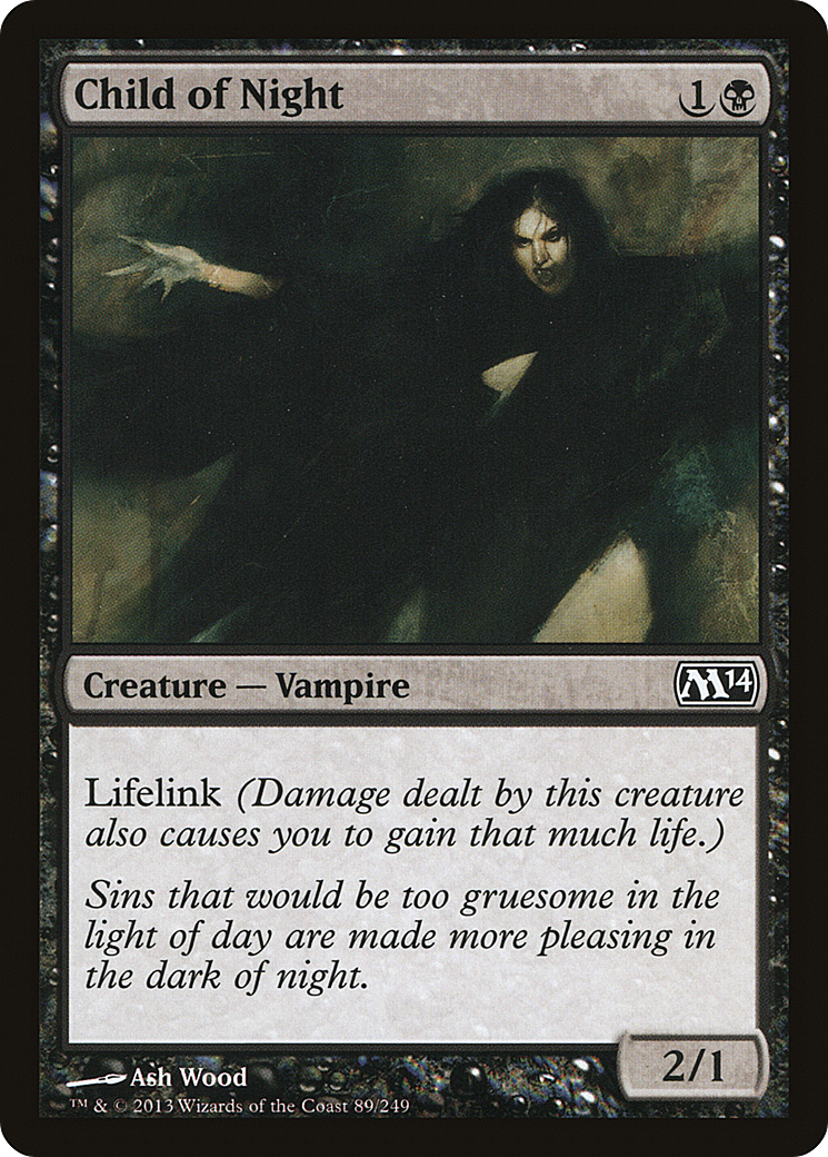 Image of Child of Night (M14-089) - Magic 2014 Foil
