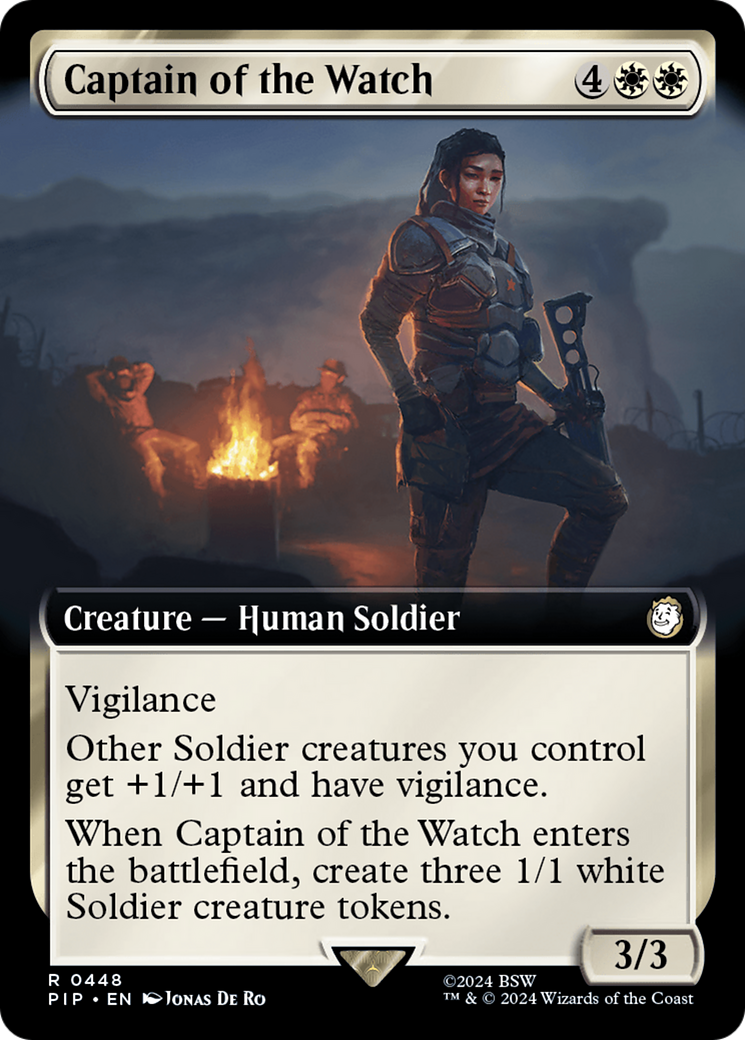 Image of Captain of the Watch (Extended Art) (PIP-448) - Fallout: (Extended Art) Foil