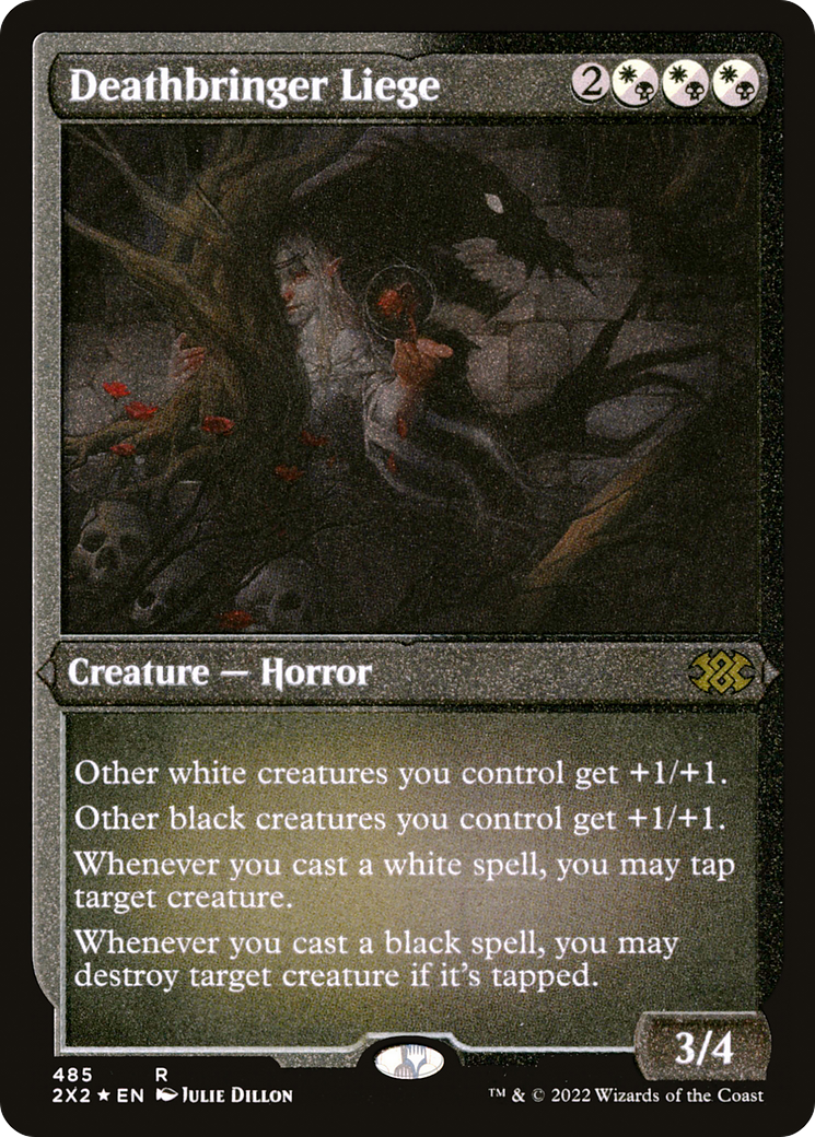 Image of Deathbringer Liege (2X2-485) - Double Masters 2022 Foil