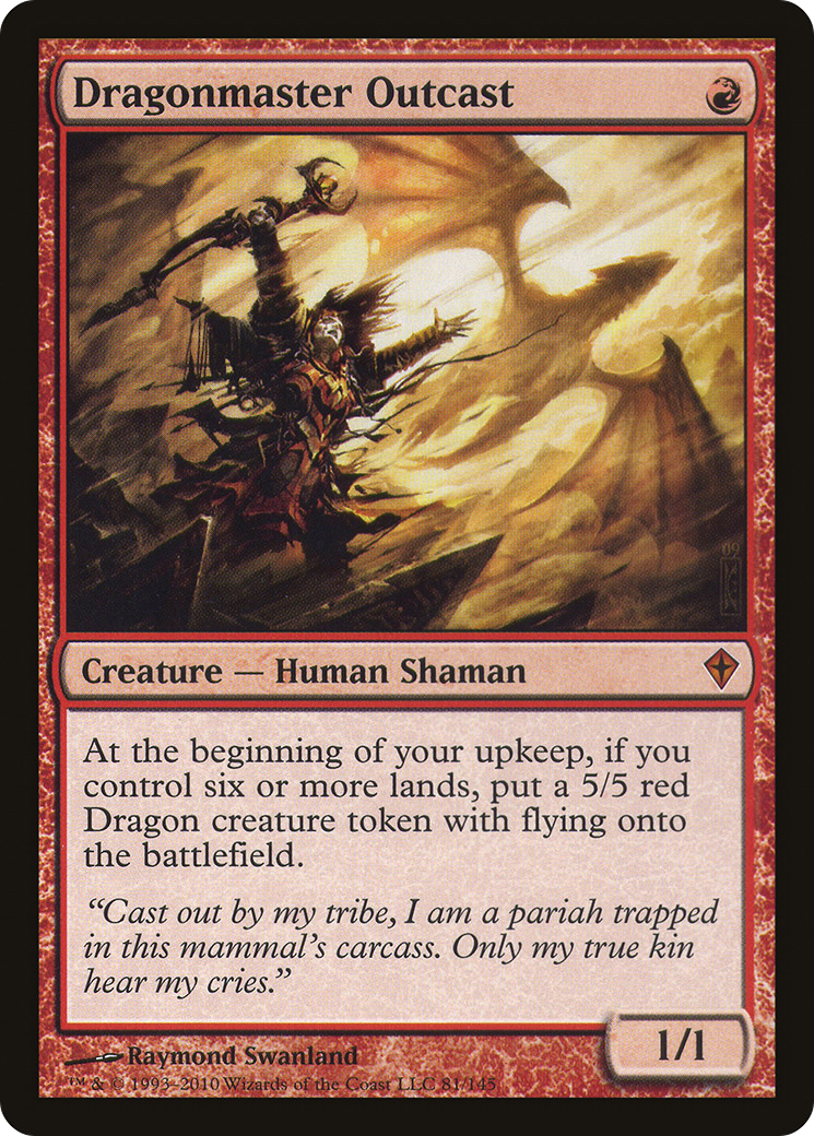 Image of Dragonmaster Outcast (WWK-081) - Worldwake