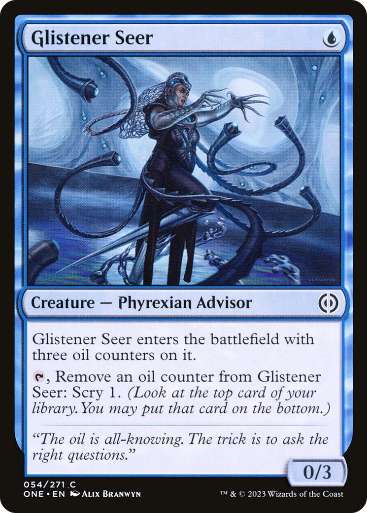Image of Glistener Seer (ONE-054) - Phyrexia: All Will Be One Foil