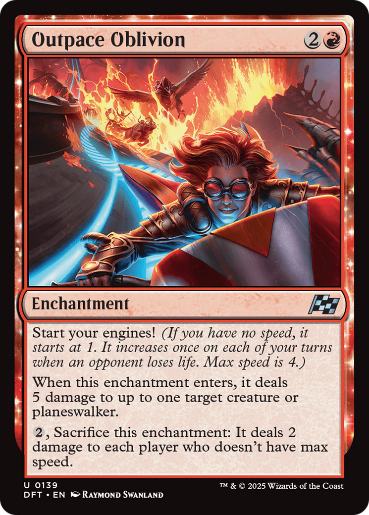 Image of Outpace Oblivion (DFT-139) - Aetherdrift: (enchantment)