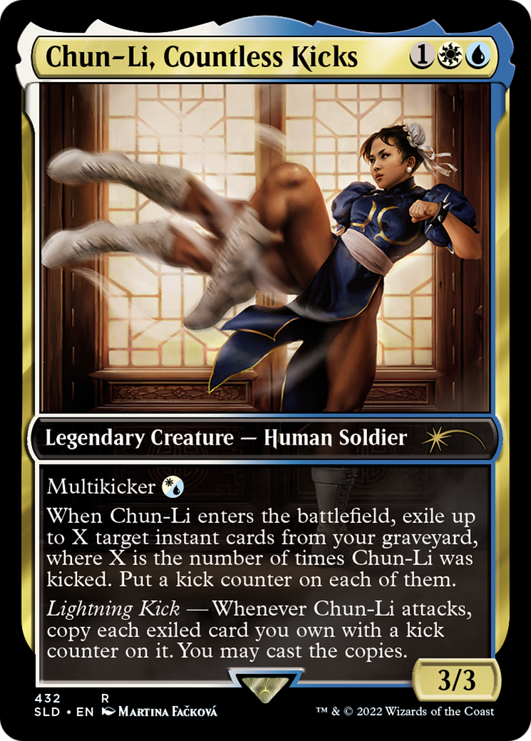 Image of Chun-Li, Countless Kicks (SLD-432) - Secret Lair Drop / Chun-Li, Countless Kicks