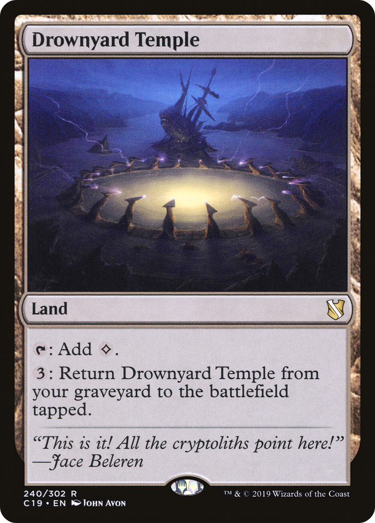 Image of Drownyard Temple (C19-240) - Commander 2019