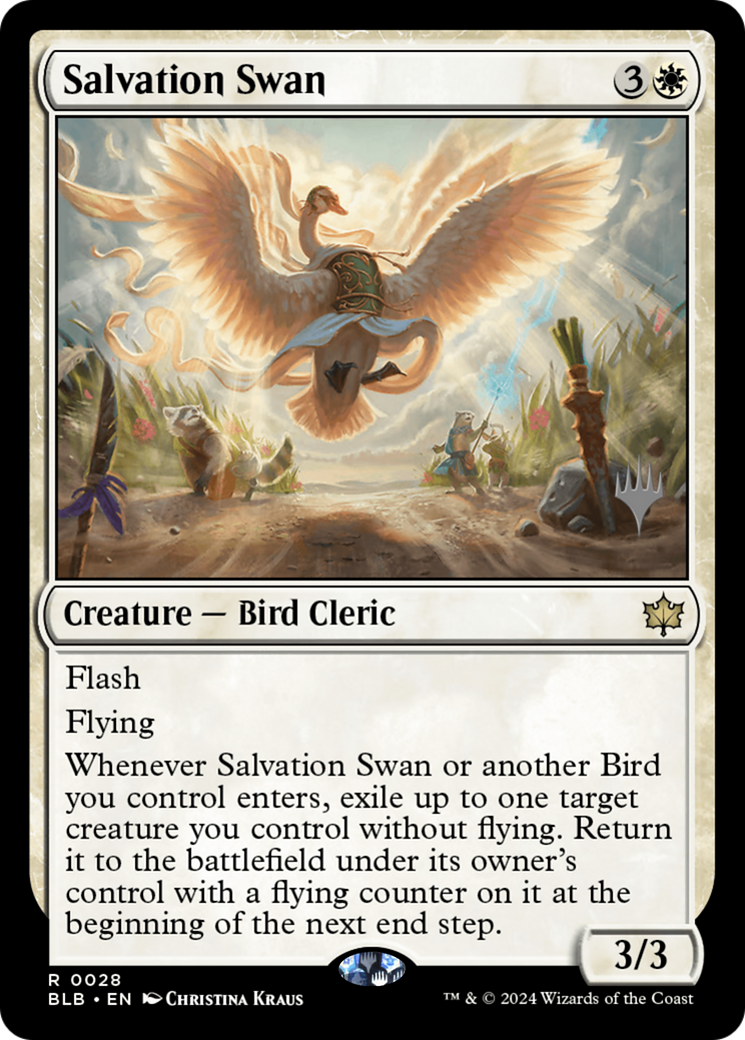 Image of Salvation Swan (PPBLB-028) - Bloomburrow Promos
